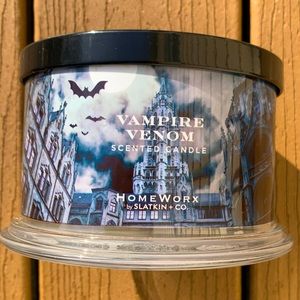 🆕VAMPIRE VENUM HARRY SLATKIN HOMEWORX 4 WICK 18oz CANDLE NWTS!!!